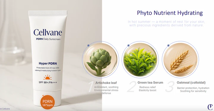 Cellvane PDRN Daily Sunscreen SPF50+ PA++++ - bilde 3