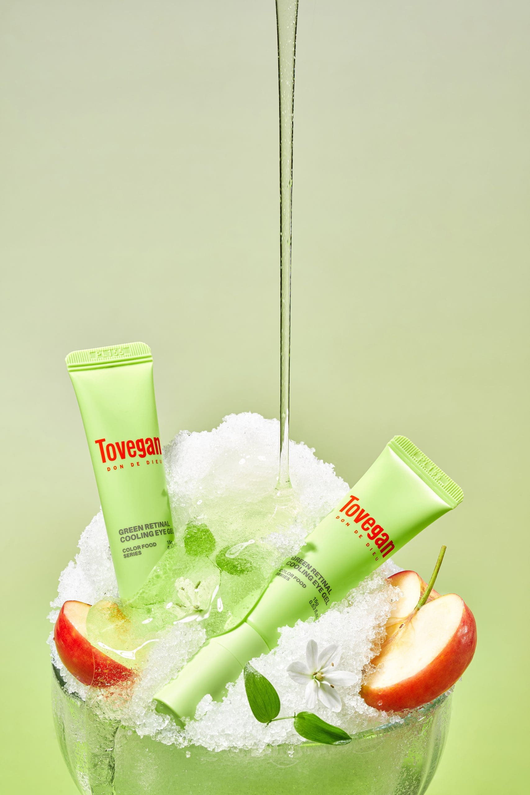 TOVEGAN Colorfood Series Green Retinal Cooling Eye Gel 15 g - bilde 4